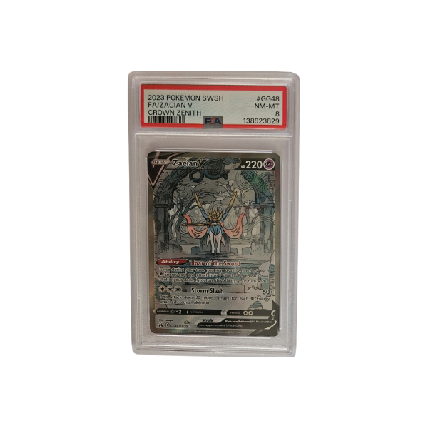 PSA 8 Zacian V - SWSH Crown Zenith