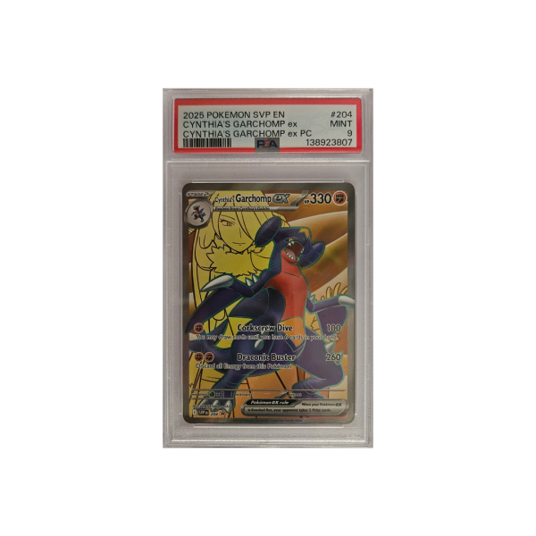 PSA 9 Cynthia's Garchomp EX