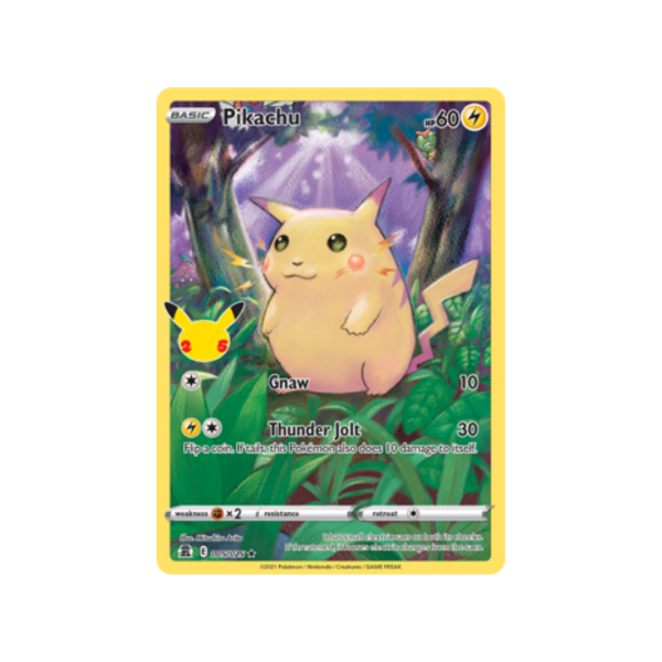 Pikachu Full Art 005/025 - SWSH Celebrations