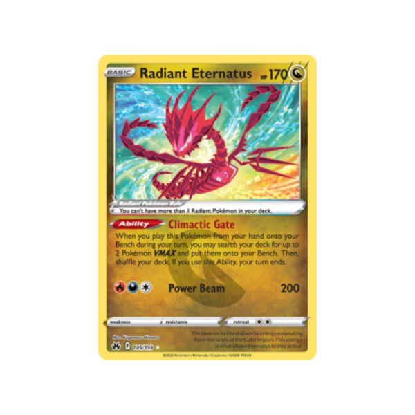 Radiant Eternatus 105/159 - SWSH Crown Zenith