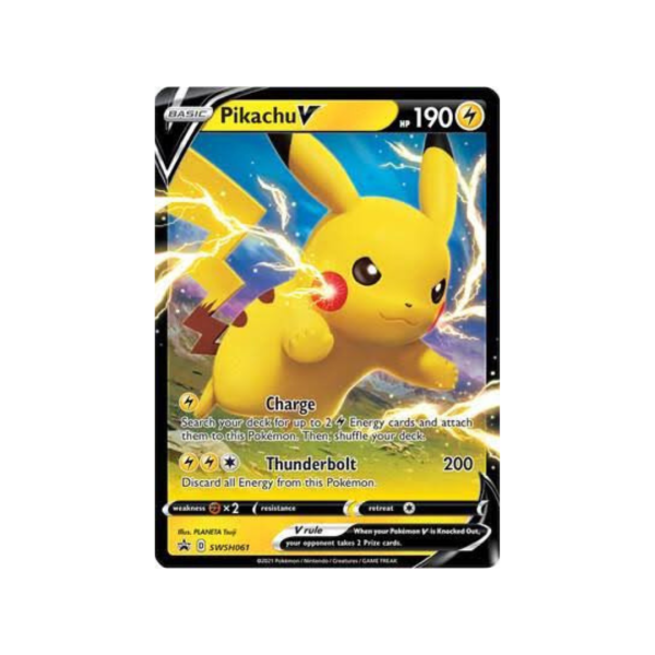 Pikachu V SWSH061 Black Star Promo - Sword & Shield