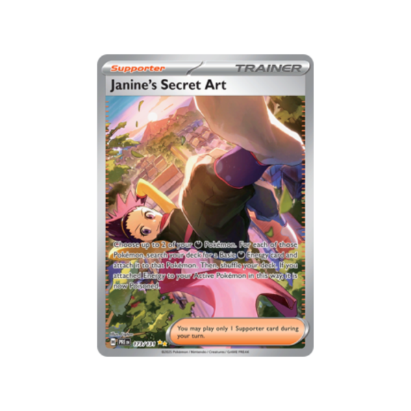 Trainer Janine's Secret Art 173/131 - Scarlet & Violet Prismatic Evolutions