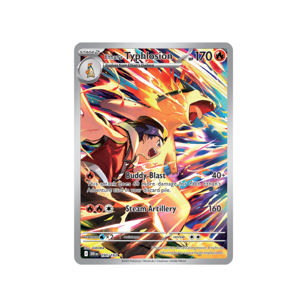 Ethan's Typhlosion 190/182 - Scarlet & Violet Destined Rivals