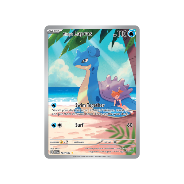 Misty's Lapras 194/182 - Scarlet & Violet Destined Rivals