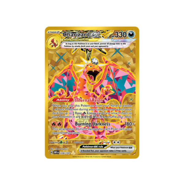 Charizard EX 228/197 - Scarlet & Violet Obsidian Flames