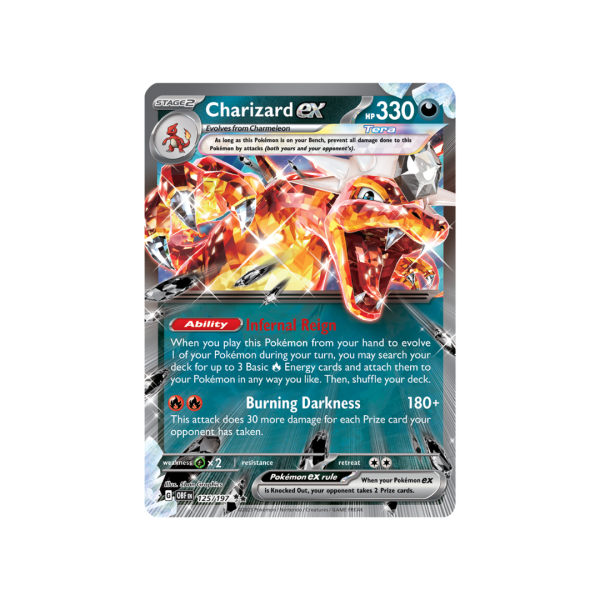 Charizard EX 125/197 - Scarlet & Violet Obsidian Flames