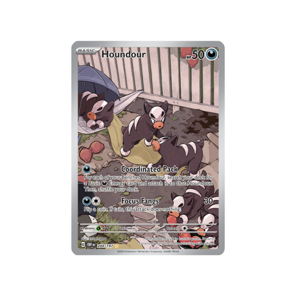 Houndour 204/197 - Scarlet & Violet Obsidian Flames