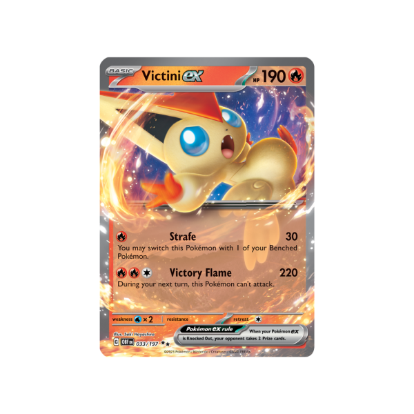 Victini EX 033/197 - Scarlet & Violet Obsidian Flames
