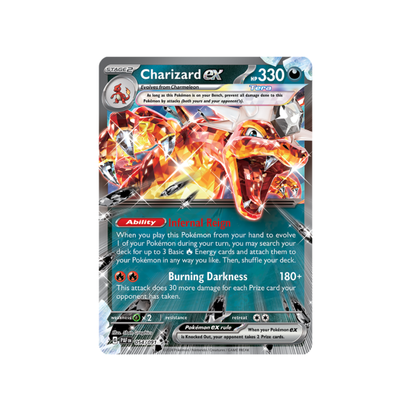 Charizard EX 054/091 - Scarlet & Violet Paldean Fates