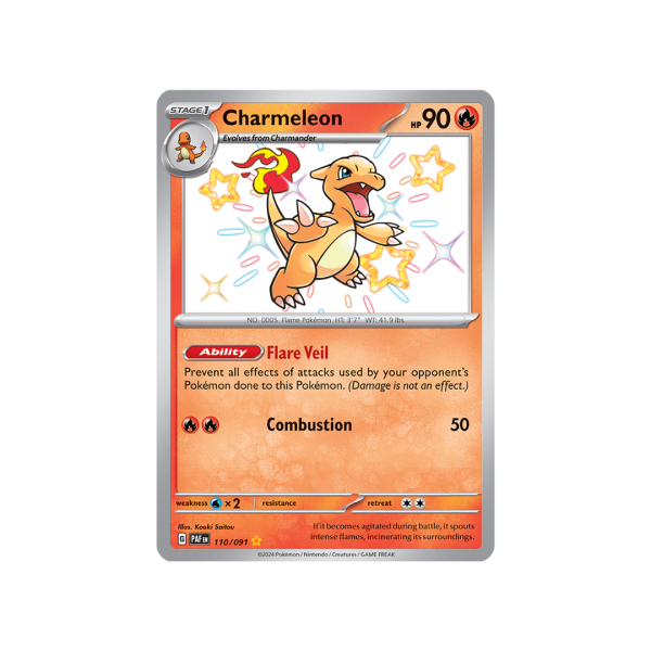 Charmeleon 110/091 - Scarlet & Violet Paldean Fates