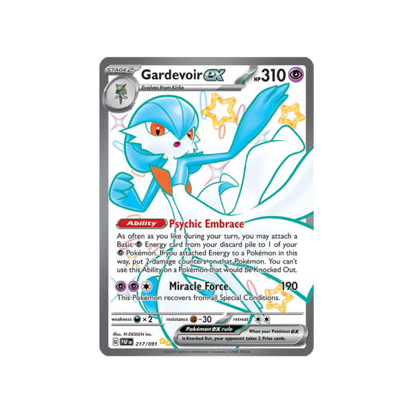 Gardevoir ex 217/091 - Scarlet & Violet Paldean Fates