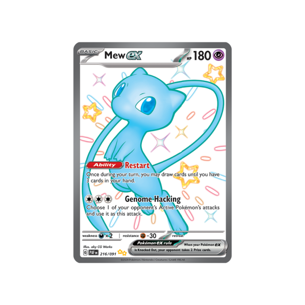 Mew EX 216/091 - Scarlet & Violet Paldean Fates