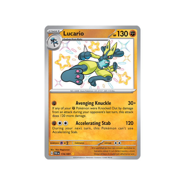 Lucario 174/091 - Scarlet & Violet Paldean Fates