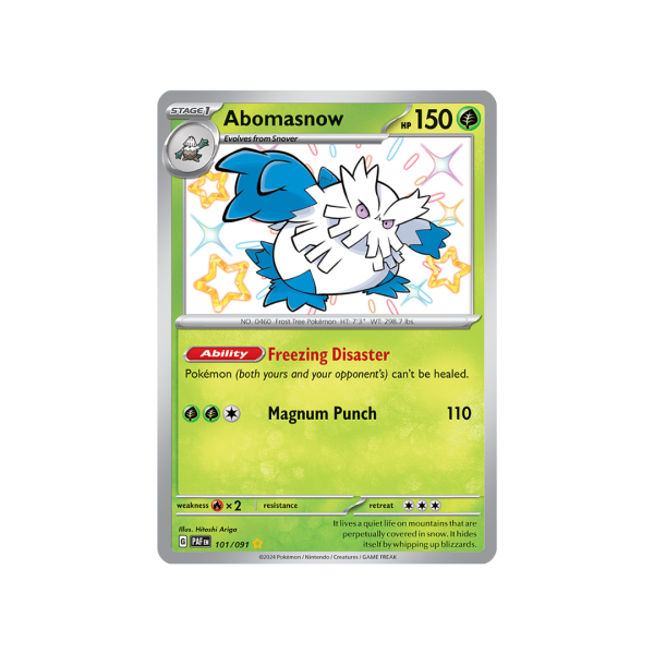 Abomasnow 101/091 - Scarlet & Violet Paldean Fates