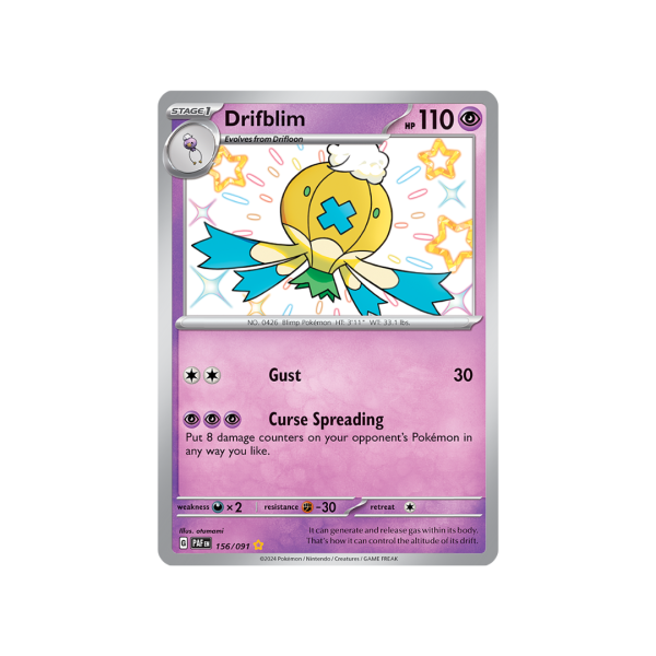 Drifblim 156/091 - Scarlet & Violet Paldean Fates