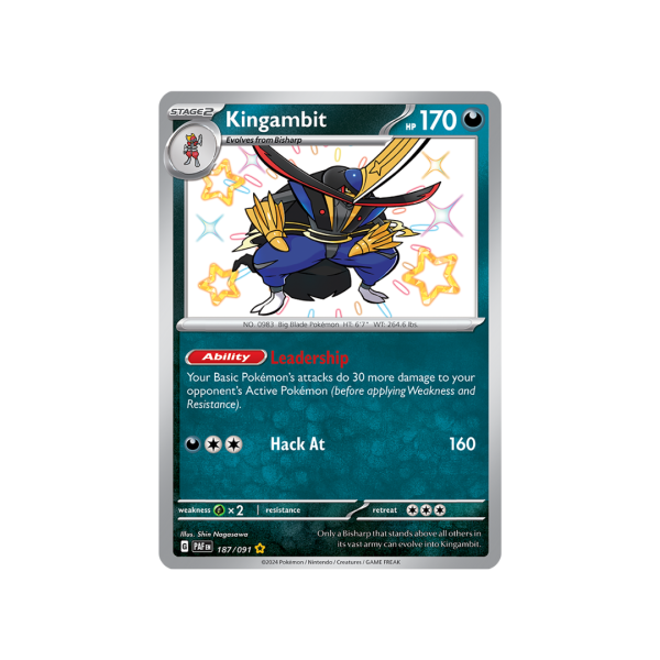 Kingambit 187/091 - Scarlet & Violet Paldean Fates