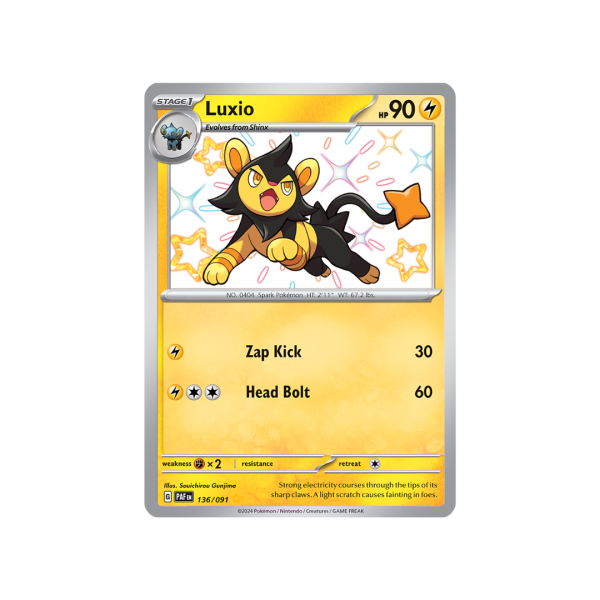 Luxio 136/091 - Scarlet & Violet Paldean Fates