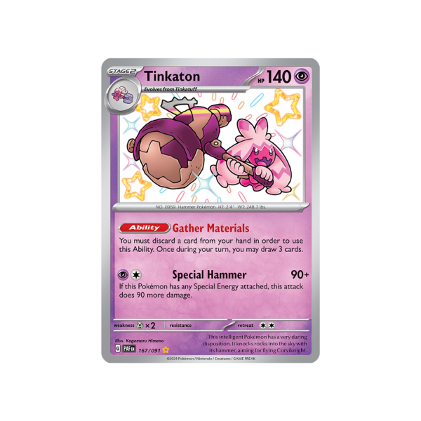 Tinkaton 167/091 - Scarlet & Violet Paldean Fates