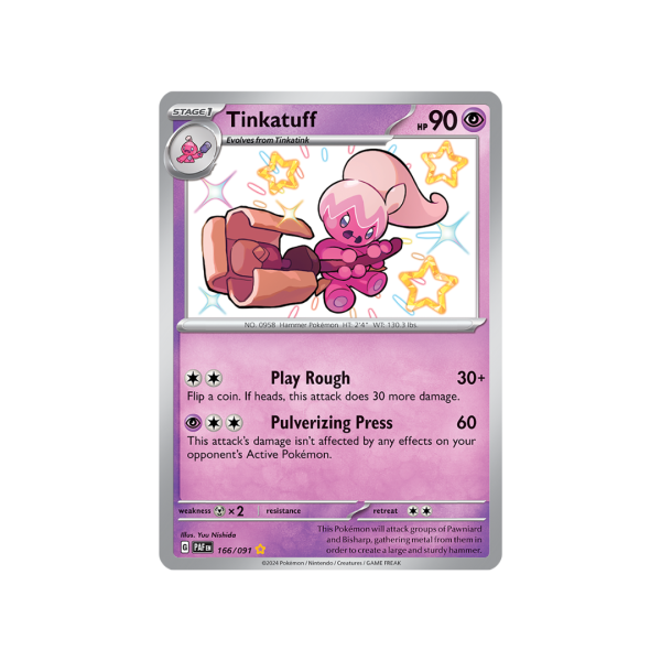 Tinkatuff 166/091 - Scarlet & Violet Paldean Fates