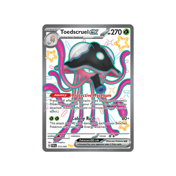 Toedscruel ex 213/091 - Scarlet & Violet Paldean Fates