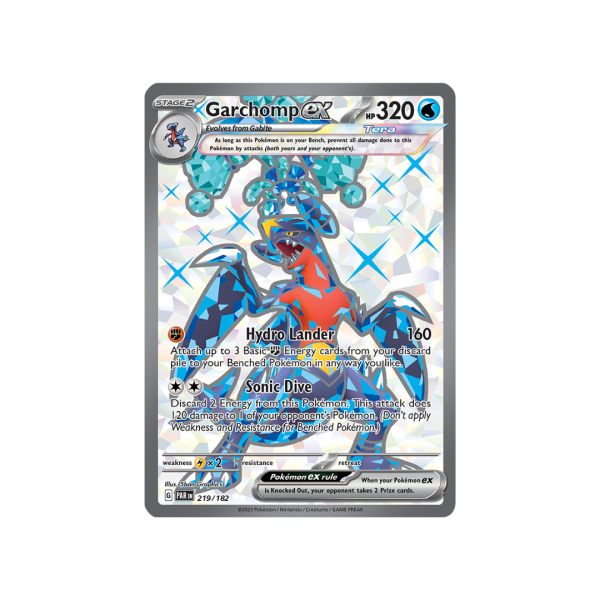 Garchomp EX 219/182 - Scarlet & Violet Paradox Rift