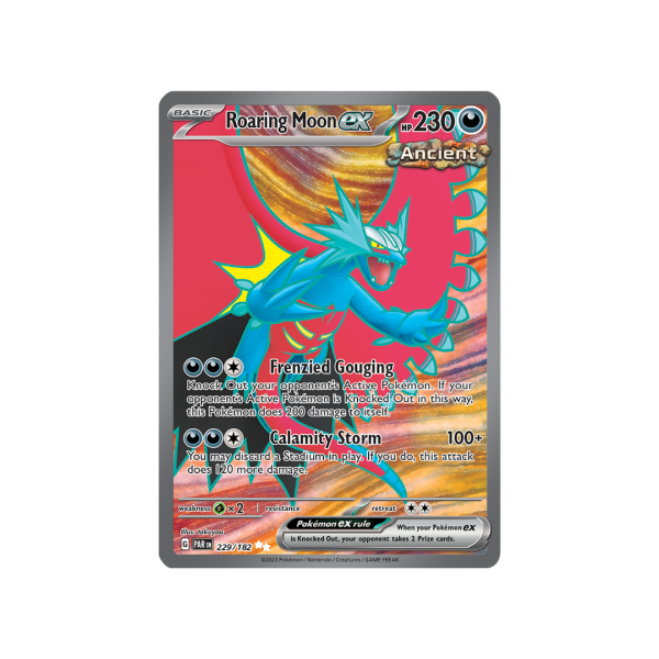Roaring Moon ex 229/182 - Scarlet & Violet Paradox Rift