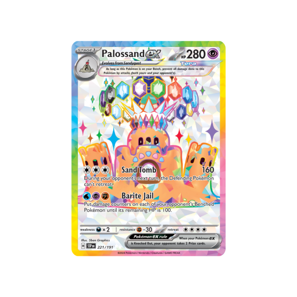 Palossand ex 221/191 - Scarlet & Violet Surging Sparks