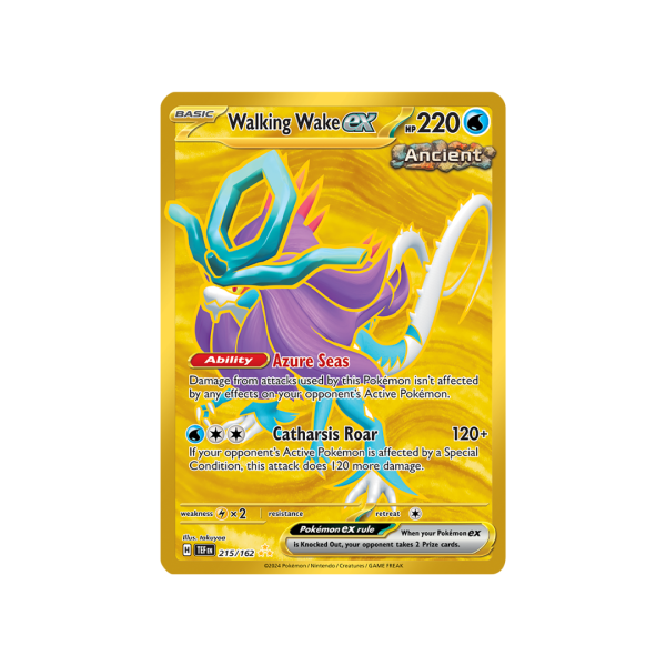 Walking Wake ex 215/162 - Scarlet & Violet Temporal Forces