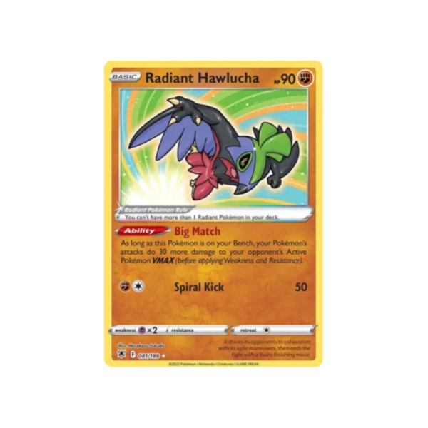 Radiant Hawlucha 081/189 - Sword & Shield Astral Radiance