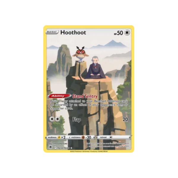 Hoothoot TG12/TG30 - Sword & Shield Astral Radiance Trainer Gallery