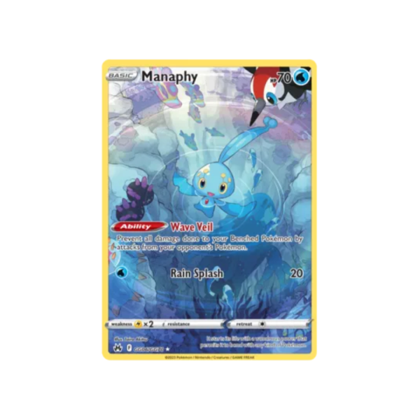 Manaphy GG06/GG70 - Sword & Shield Crown Zenith Galarian Gallery