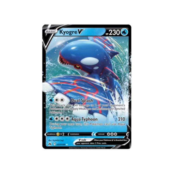 Kyogre V 037/159 - Sword & Shield Crown Zenith