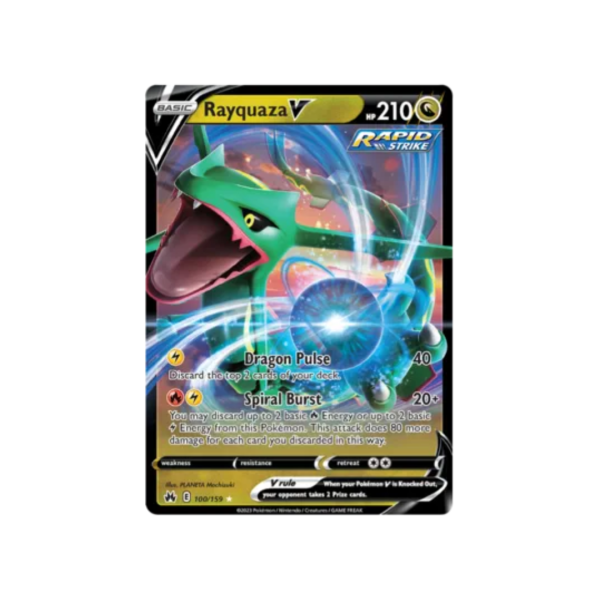 Rayquaza V 100/159 - Sword & Shield Crown Zenith