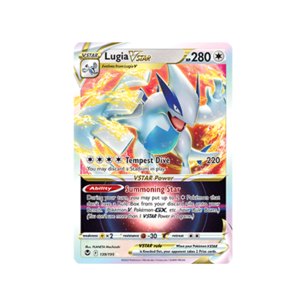 Lugia VStar 139/195 - Sword & Shield Silver Tempest