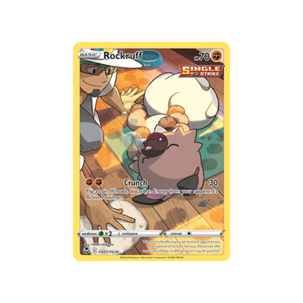 Rockruff TG07/TG30 - Sword & Shield Silver Tempest Trainer Gallery