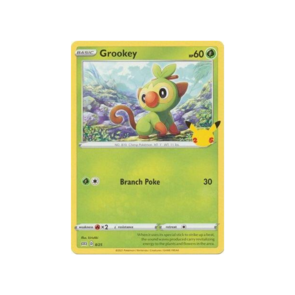 Grookey 8/25 - McDonald's Collection 25th Anniversary
