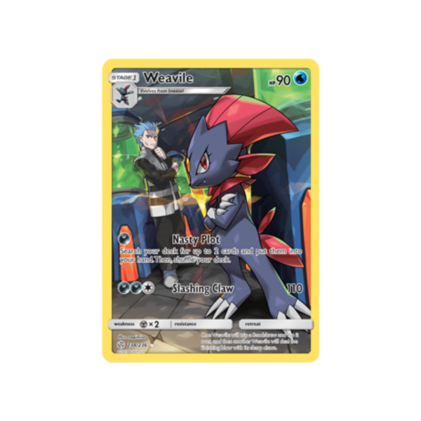 Weavile 238/236 - Sun & Moon Cosmic Eclipse