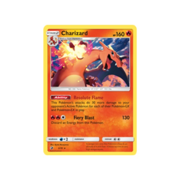 Charizard 3/70 - Sun & Moon Dragon majesty