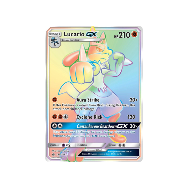 Lucario GX 135/131 - Sun & Moon Forbidden Light